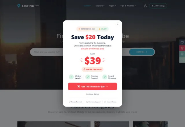 Şehir & Firma Rehberi web sitesi örneği: Şehir Rehberi Plus ana sayfası