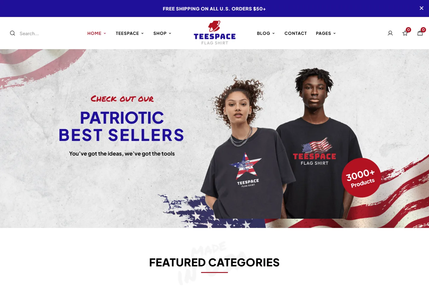 Moda / Giyim (E-Ticaret) web sitesi örneği: Tişört Butik Kolej ana sayfası