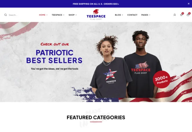 Moda / Giyim (E-Ticaret) web sitesi örneği: Tişört Butik Kolej ana sayfası