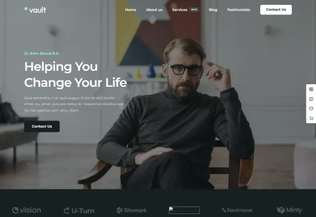 Yaşam Koçluğu web sitesi örneği: Yaşam Koçu ana sayfası