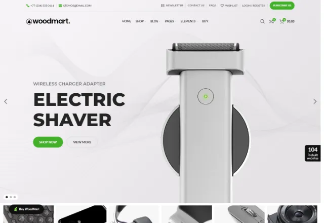 Elektronik (E-Ticaret) web sitesi örneği: Elektronik Mağaza Plus ana sayfası